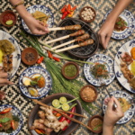 Menghadirkan keanekaragaman kuliner Indonesia melalui sajian Nasi Kuning, Sate Lilit, dan aneka sambal autentik yang merayakan kekayaan rasa dari seluruh pelosok kepulauan