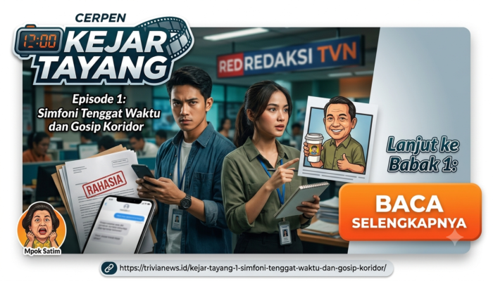 INTIP DRAMA RUANG REDAKSI! TriviaNews.Id Rilis Mini Seri “Kejar Tayang”, Intrik & Romansa Jadi Satu!