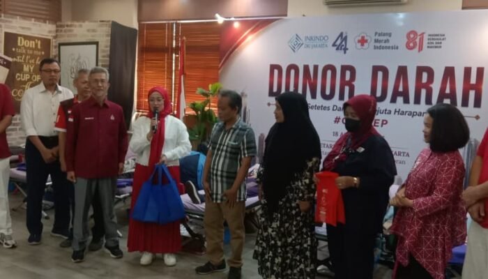 Aksi Kemanusiaan! INKINDO dan PDDI DKI Jakarta Kumpulkan 53 Kantong Darah