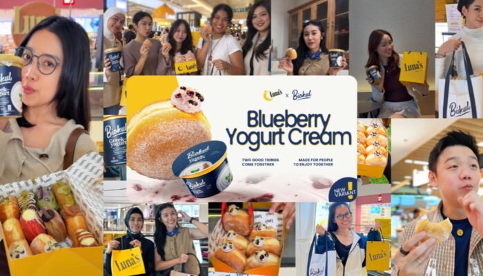 Luna’s Doughnuts dan BIOKUL Kolaborasi Hadirkan Bomboloni Blueberry Yogurt Cream